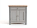 Aparadores de madera 85x40x90 cm - gris-marrón - estilo rústico con 2 puertas y 1 cajón